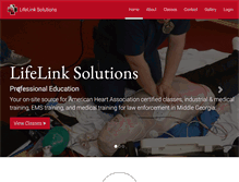 Tablet Screenshot of life-link-solutions.com